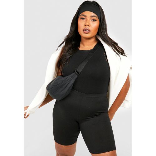 Grande Taille - Short Cycliste En Jersey - 50 - boohoo - Modalova