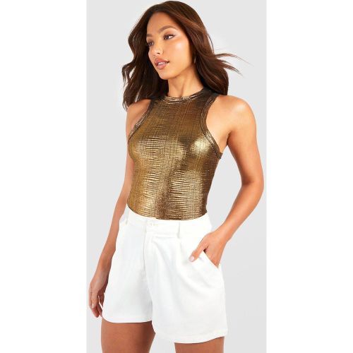 Tall" - Débardeur Mé"Tall"isé - 40 - boohoo - Modalova