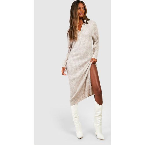 Robe Pull Côtelée - L - boohoo - Modalova