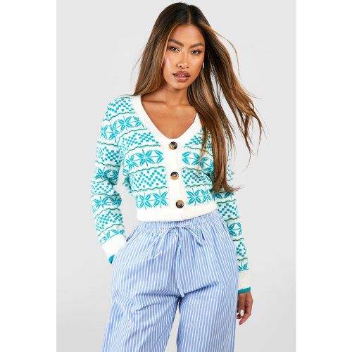 Gilet De Noël En Maille Douce - S - boohoo - Modalova