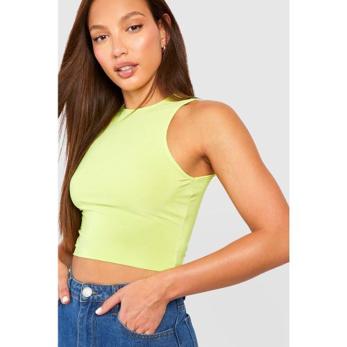 Tall" - Crop Top Moulant À Dos Nageur - 12 - boohoo - Modalova