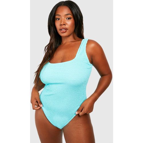 Grande Taille - Maillot De Bain Texturé - 46 - boohoo - Modalova