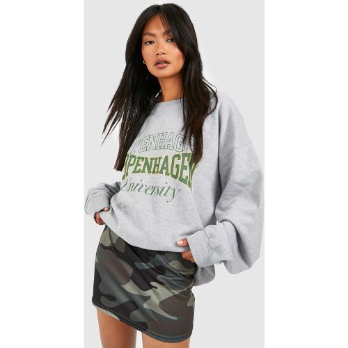 Micro Jupe À Imprimé Camouflage - 40 - boohoo - Modalova