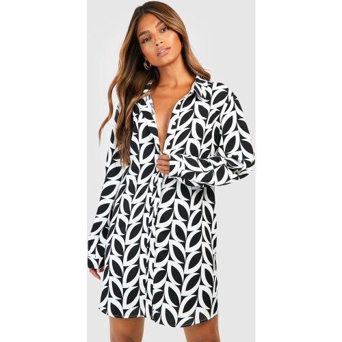 Robe Chemise Imprimée - 36 - boohoo - Modalova