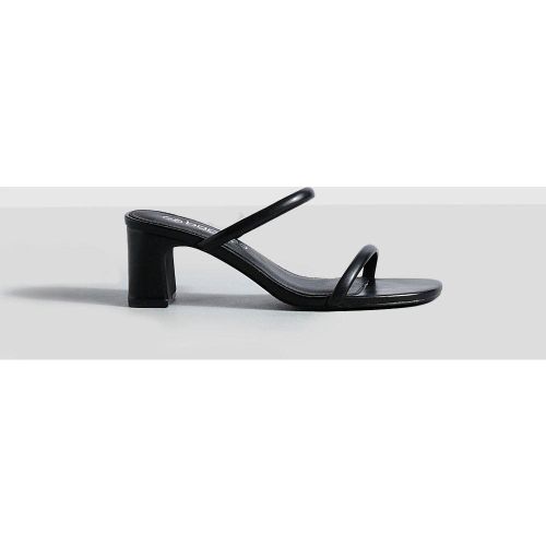Mules À Double Lanière - Pointure Large - 39 - boohoo - Modalova