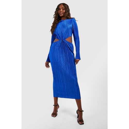 Robe Longue Plissée Découpée - 36 - boohoo - Modalova