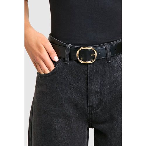 Ceinture À Boucle Angulaire - One Size - boohoo - Modalova