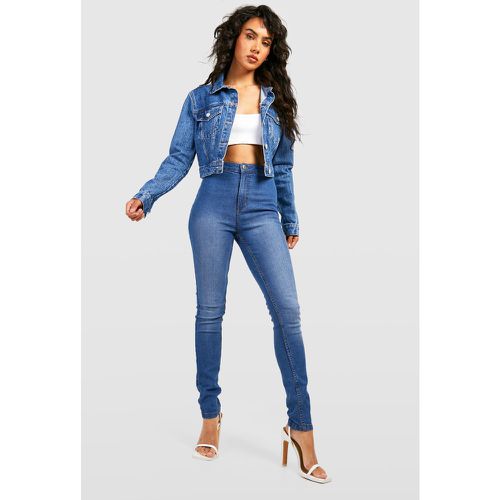 Jean Skinny Taille Haute - 34 - boohoo - Modalova