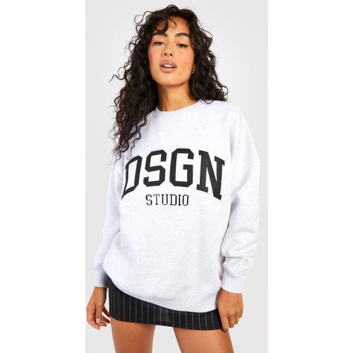 Sweat Oversize À Écusson Dsgn Studio - L - boohoo - Modalova