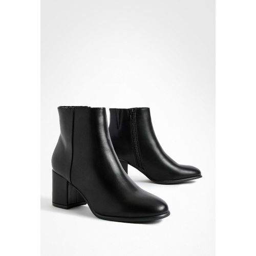 Bottines Chaussettes À Talon Carré - 36 - boohoo - Modalova