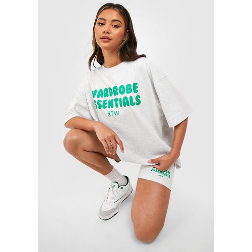 Ensemble Oversize Avec T-Shirt Et Short - S - boohoo - Modalova