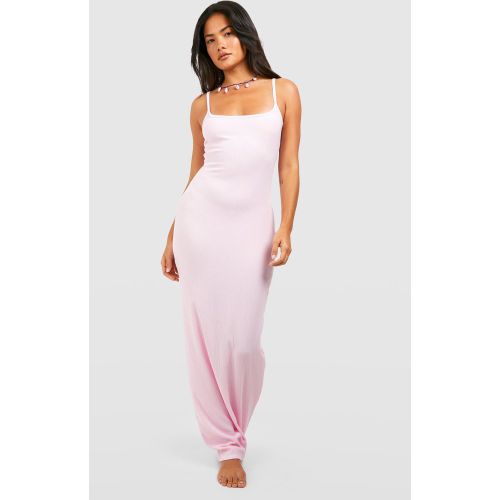 Robe De Plage Longue Texturée - L - boohoo - Modalova