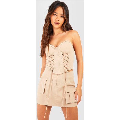 Mini-Jupe Cargo À Poches - 36 - boohoo - Modalova