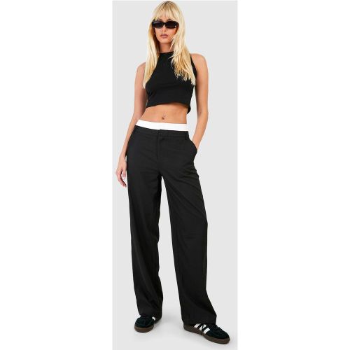 Pantalon Ample - Noir - 36, Noir - boohoo - Modalova