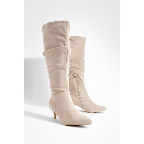 Bottines Montantes À Petit Talon Aiguille - 37 - boohoo - Modalova