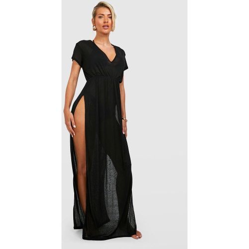 Robe De Plage Fendue Texturée - S - boohoo - Modalova