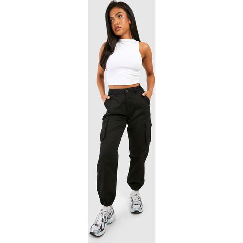 Petite" - Jogging Cargo Taille Haute - 38 - boohoo - Modalova