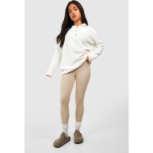 Petite" - Legging En Maille - 34 - boohoo - Modalova
