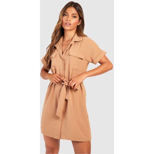 Robe Chemise Utilitaire - 34 - boohoo - Modalova