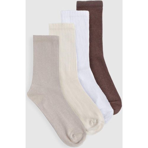 Lot De 4 Paires De Chaussettes - One Size - boohoo - Modalova