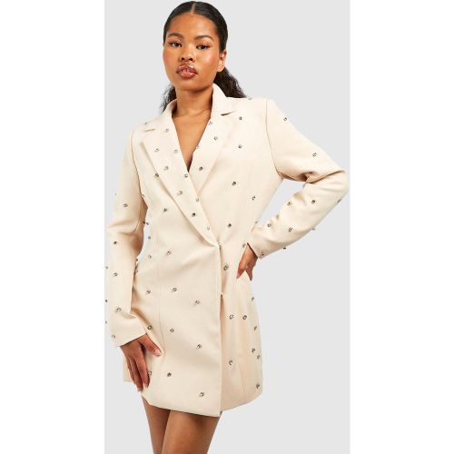 Petite" - Robe Blazer À Ornements Strassés - 38 - boohoo - Modalova