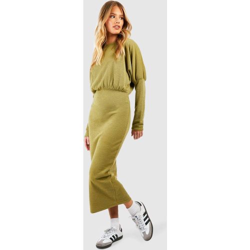 Robe Mi-Longue À Manches Longues - 40 - boohoo - Modalova