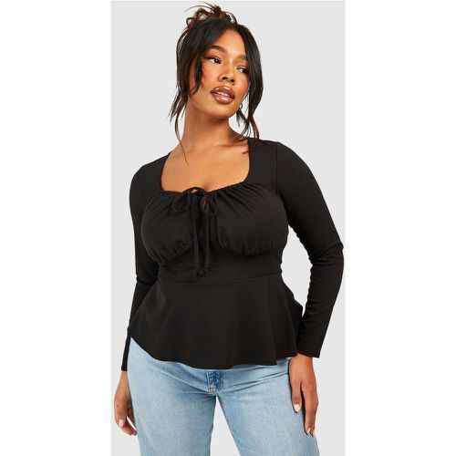 Grande Taille - Corset Froncé - boohoo - Modalova