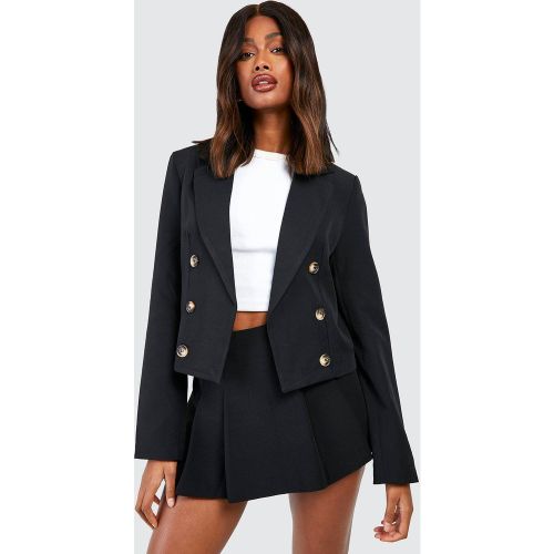 Blazer Croisé Court - 34 - boohoo - Modalova