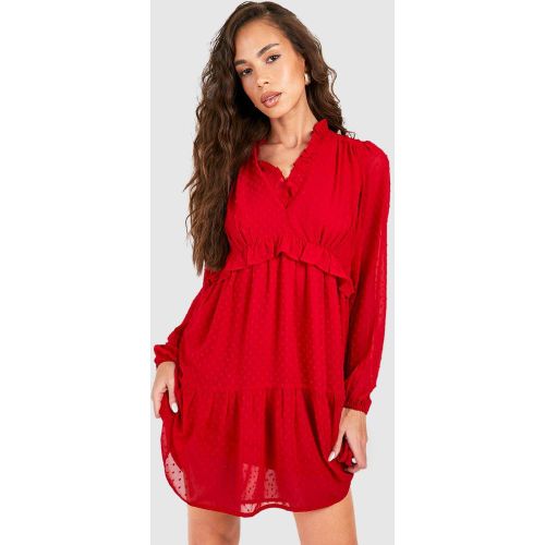 Robe Courte À Volants - 36 - boohoo - Modalova