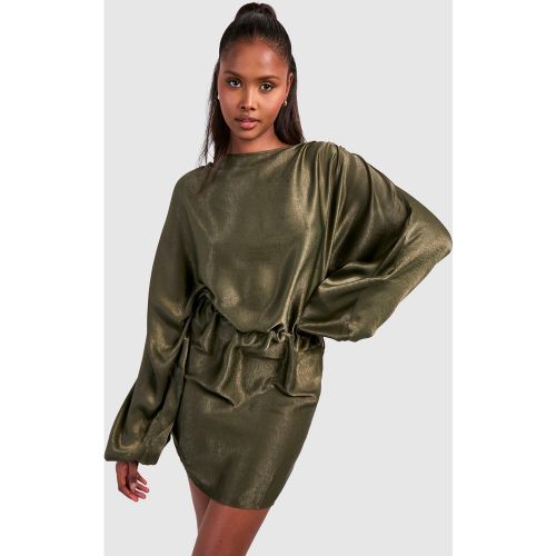 Robe Courte Satinée - 40 - boohoo - Modalova