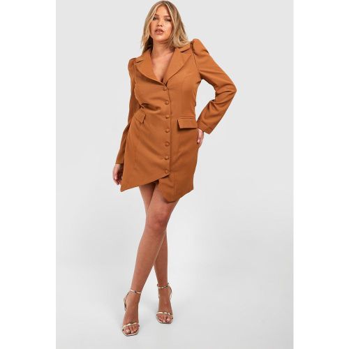 Grande Taille - Robe Blazer Asymétrique - 44 - boohoo - Modalova