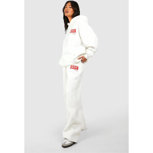 Jogging Droit À Slogan Dsgn Studio - Blanc Écru - S, Blanc Écru - boohoo - Modalova