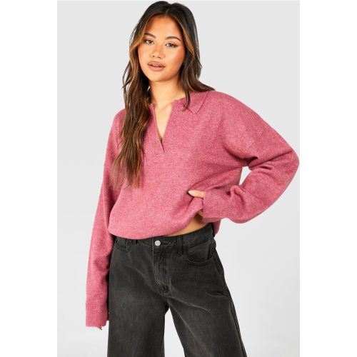 Pull Doux Avec Col À Revers - L - boohoo - Modalova