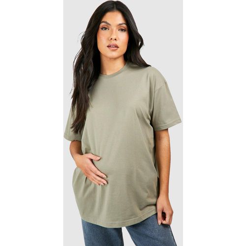 Maternité - T-Shirt De Grossesse Oversize Basique - boohoo - Modalova