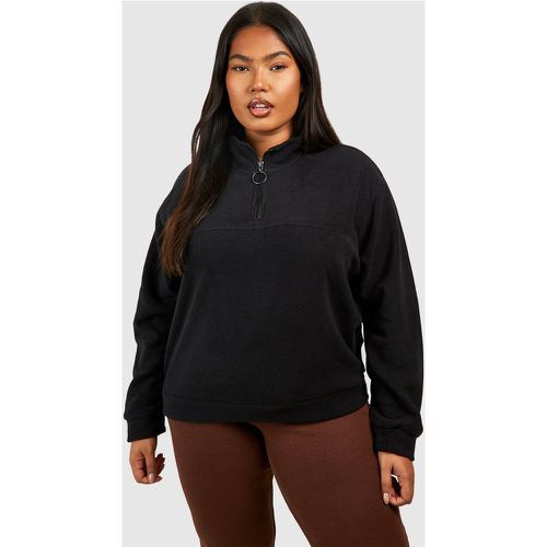 Grande Taille - Sweat Zippé À Anneau - 48 - boohoo - Modalova