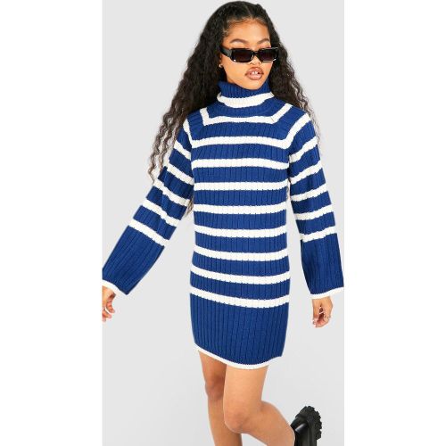 Petite" - Robe Pull À Col Roulé Et Manches Larges - S - boohoo - Modalova