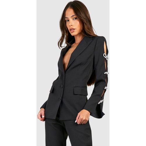 Blazer Premium À Strass - boohoo - Modalova