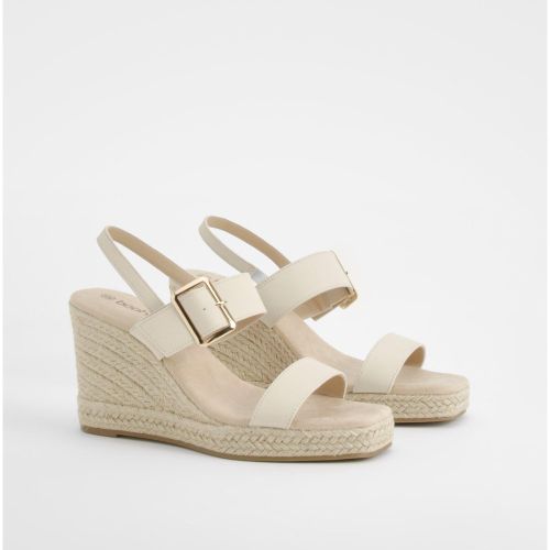 Sandales Compensées À Boucles - 41 - boohoo - Modalova