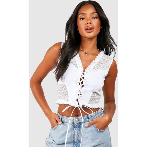 Corset À Lacets - 38 - boohoo - Modalova