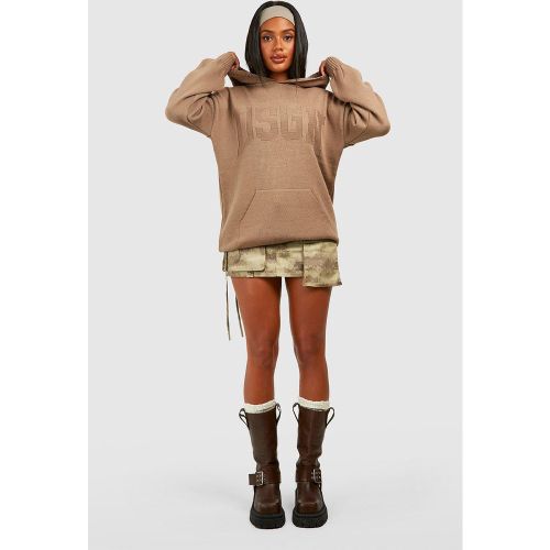 Sweat À Capuche Oversize À Coutures Apparentes - S - boohoo - Modalova