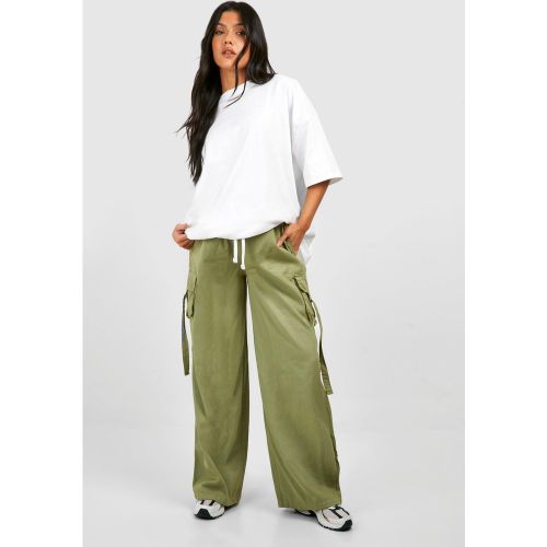 Maternité - Pantalon De Grossesse Cargo Large En Velours Côtelé - 36 - boohoo - Modalova