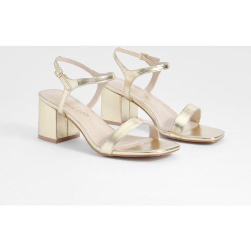 Chaussures À Petit Talon Carré - Pointure Large - 36 - boohoo - Modalova