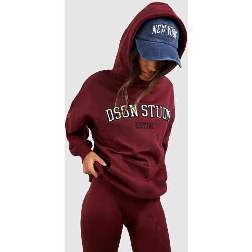 Sweat À Capuche Oversize À Slogan Dsgn Studio - S - boohoo - Modalova