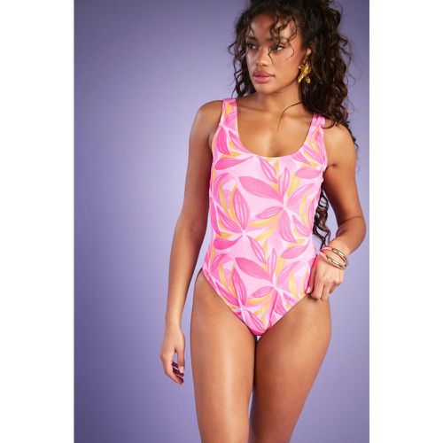 Maillot De Bain À Col Rond - Mix & Match - 36 - boohoo - Modalova