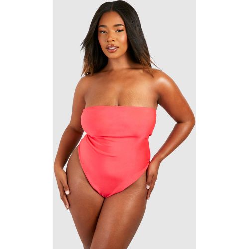 Grande Taille - Maillot De Bain Bandeau - / - 56, / - boohoo - Modalova