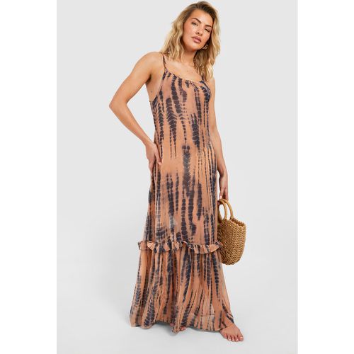 Robe Longue De Plage Tie Dye - boohoo - Modalova