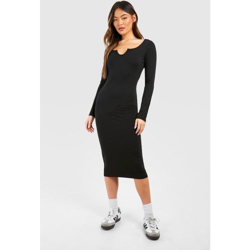 Robe Mi-Longue En Jersey À Manches Longues - 42 - boohoo - Modalova