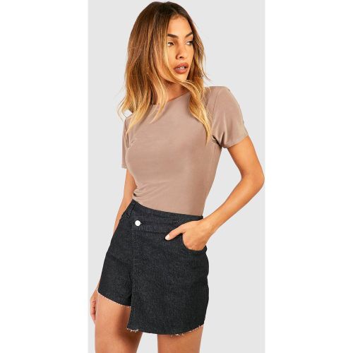 Jupe-Short En Jean - 36 - boohoo - Modalova