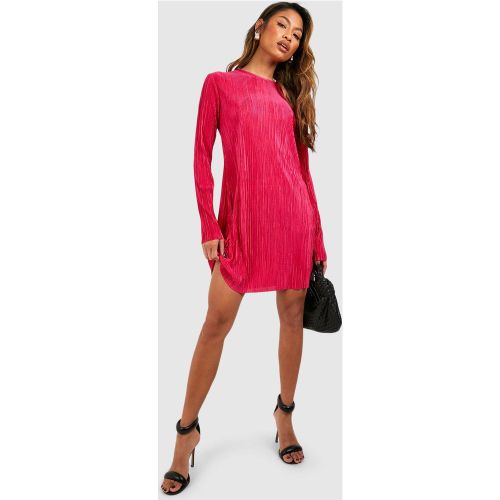 Robe Droite Plissée - 44 - boohoo - Modalova