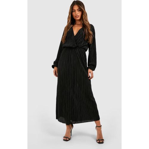 Robe Mi-Longue Plissée - 36 - boohoo - Modalova